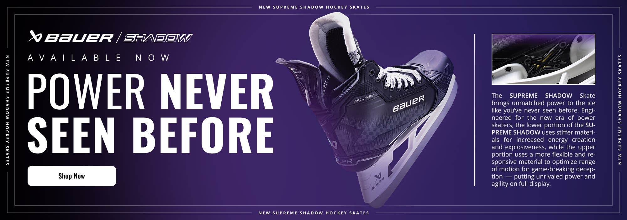 Bauer Supreme Shadow Hockey Skates
