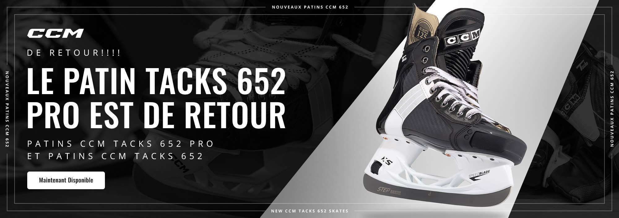 Patins de hockey CCM Tacks 652