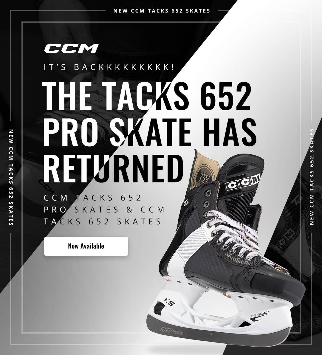 CCM Tacks 652 Hockey Skates