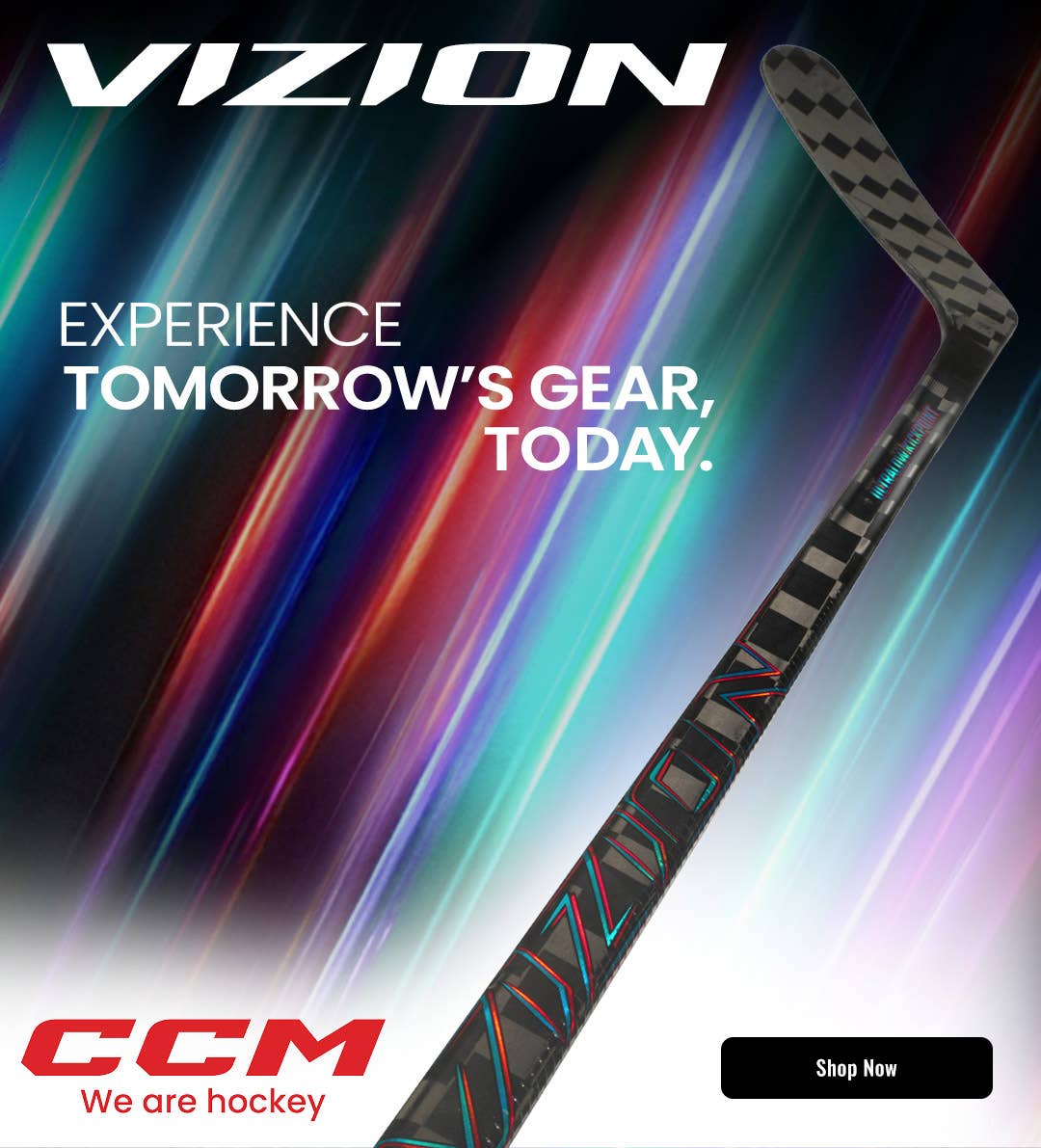 CCM Vizion Hockey Stick: Experience tomorrow's gear, today