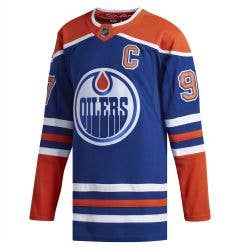 Edmonton Oilers McDavid Adidas Authentic Pro NHL Hockey Jersey