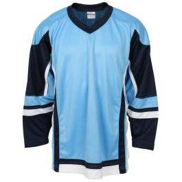 Plain blue 2025 hockey jersey