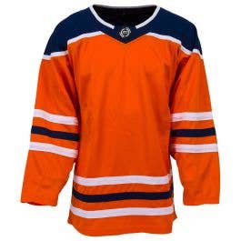 Edmonton Oilers MonkeySports Uncrested Adult Hockey Jersey