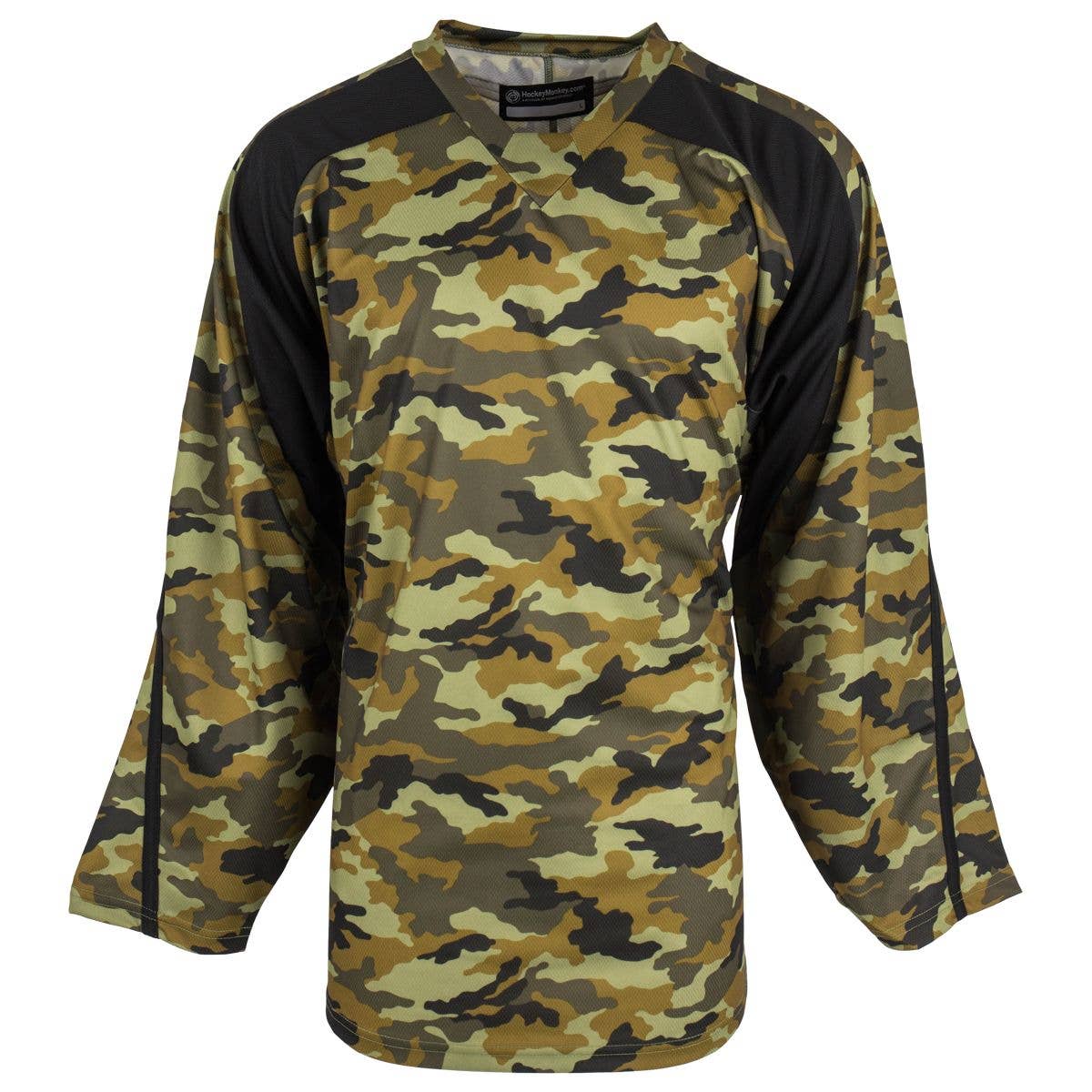 MonkeySports 20P Premium Senior Camo Practice Hockey Jersey